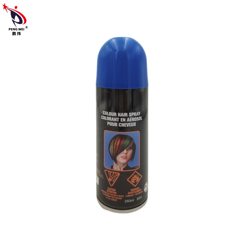 ননটক্সিক টেম্পোরারি কালার হেয়ার স্প্রে 3Oz ক্ষতিহীন ডিসপোজেবল