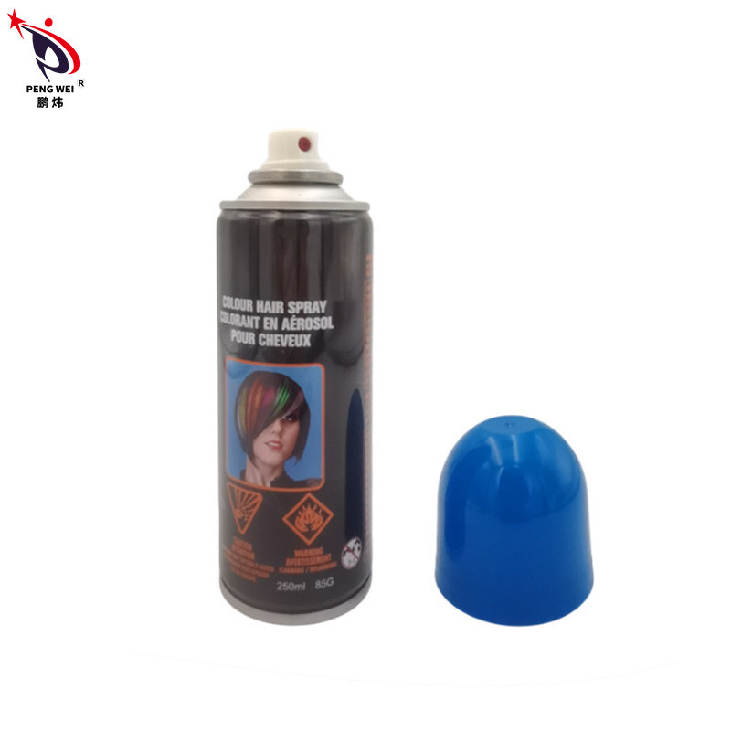 ননটক্সিক টেম্পোরারি কালার হেয়ার স্প্রে 3Oz ক্ষতিহীন ডিসপোজেবল