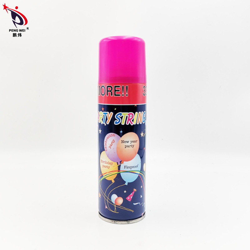 250ml নিরীহ সিলি স্ট্রিং স্প্রে স্ট্রীমার বিভিন্ন রং ব্যবহারিক