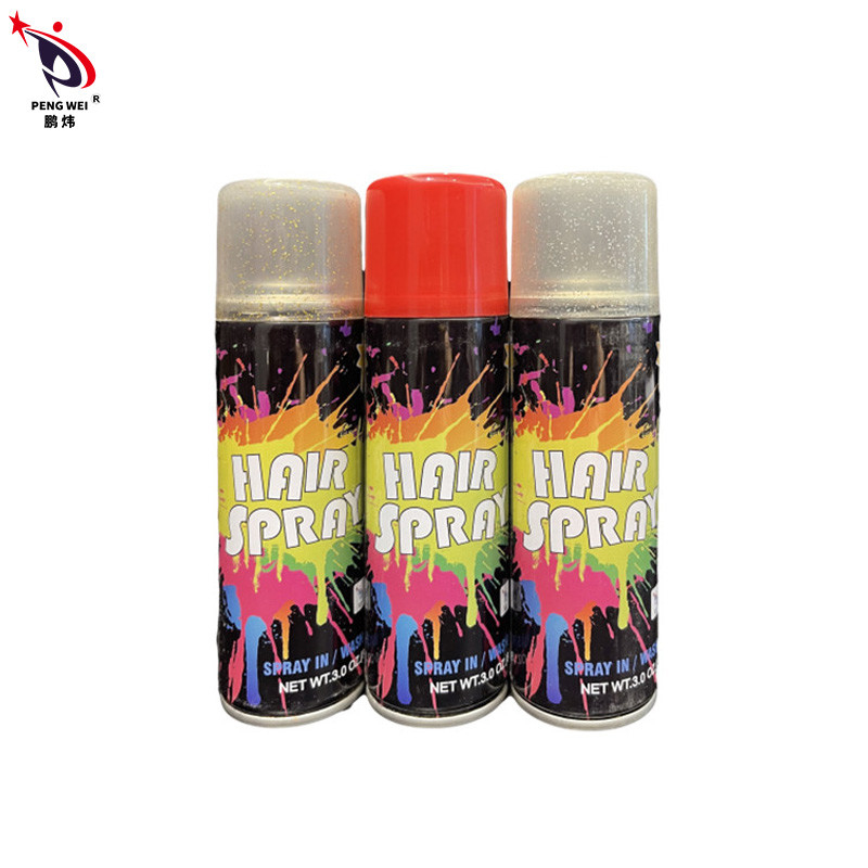 250ml অস্থায়ী চুলের রঙ হ্যালোউইনের জন্য টেকসই ননটক্সিক স্প্রে