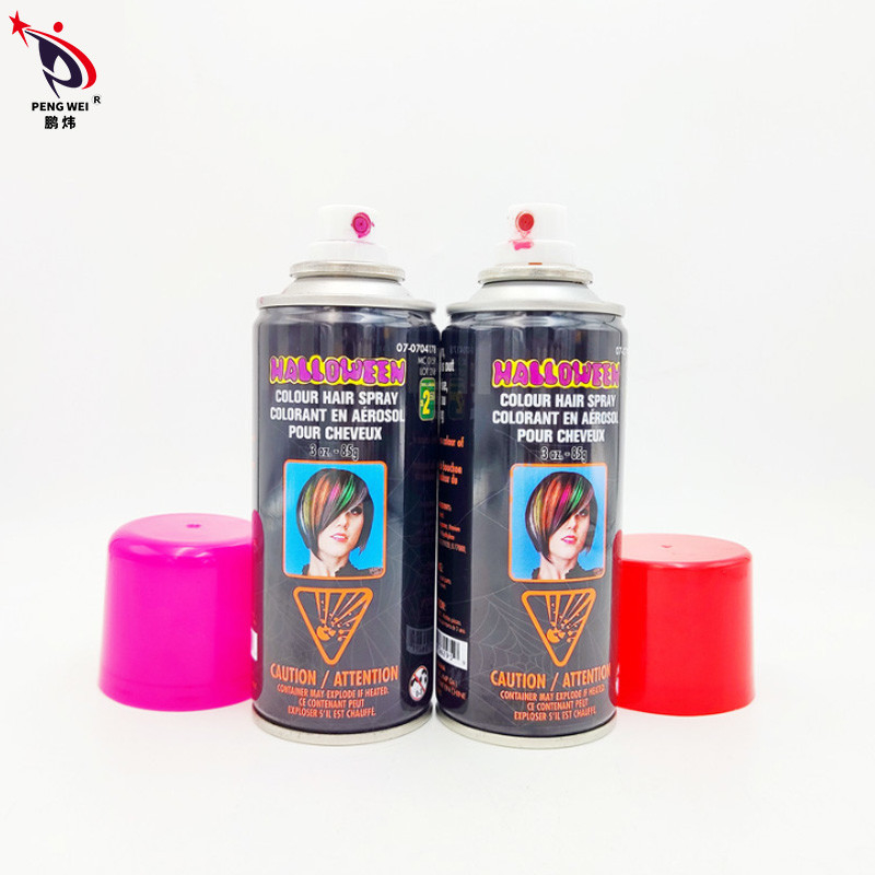MSDS গন্ধহীন ওয়াশ আউট হেয়ার কালার স্প্রে, মাল্টিসসিন ইনস্ট্যান্ট হেয়ার ডাই স্প্রে
