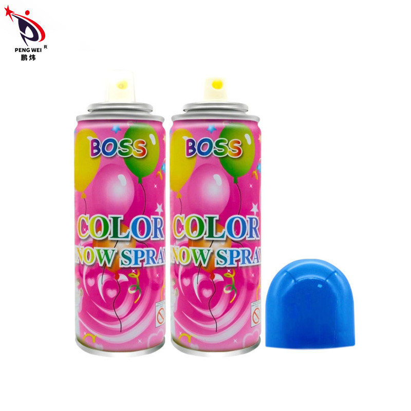 উৎসব উদযাপনের জন্য 250ml পার্টি কৃত্রিম বস রঙিন স্নো স্প্রে SEDEX এর পক্ষে