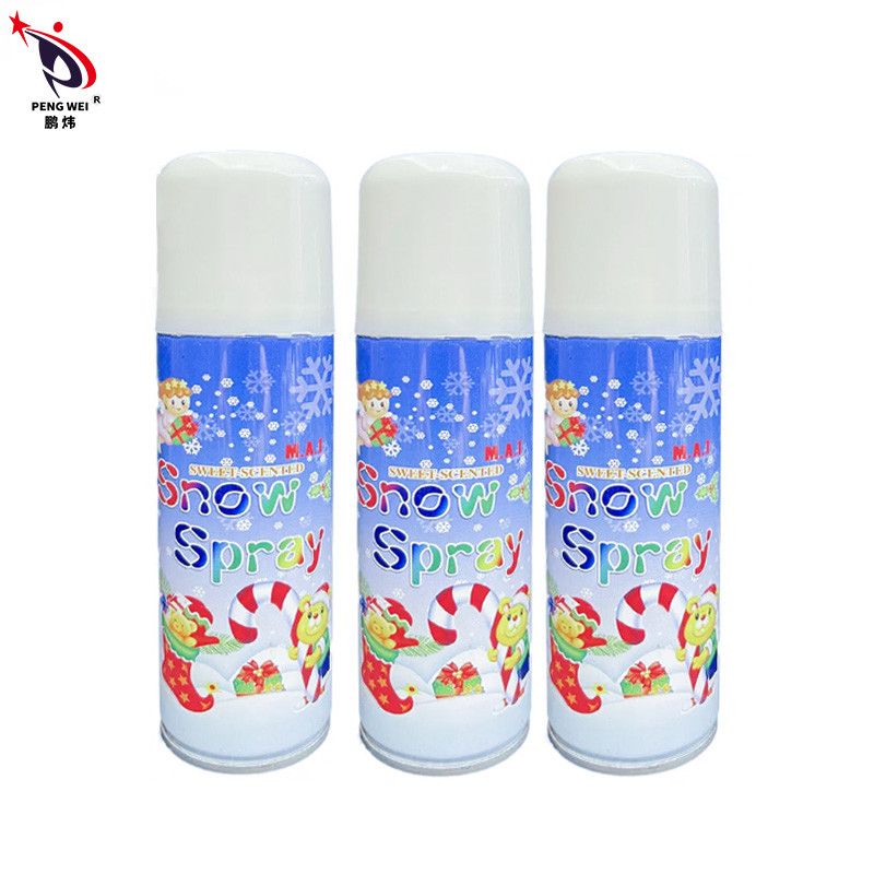 বিবাহের সাজসজ্জার জন্য 150ml নন-ফ্ল্যামেবল পার্টি কৃত্রিম স্নো স্প্রে সিই