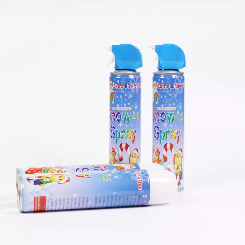 বিবাহের সাজসজ্জার জন্য 150ml নন-ফ্ল্যামেবল পার্টি কৃত্রিম স্নো স্প্রে সিই