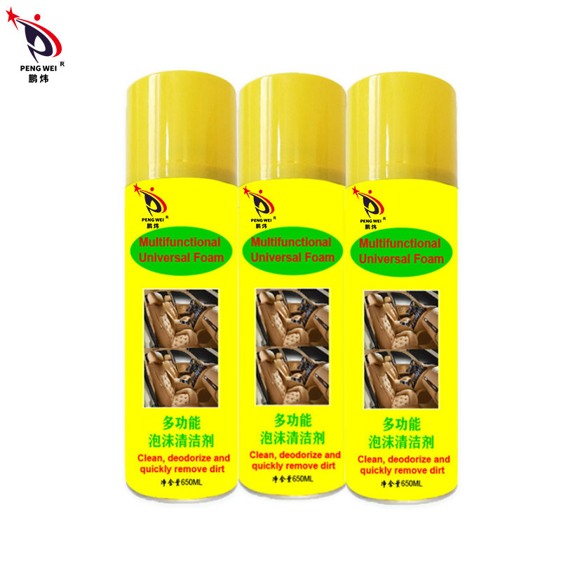 400ml কার কেয়ার মাল্টি পারপাস ফোম ক্লিনার ইন্টেরিয়র ওয়াশ ফোম ক্লিনার স্প্রে ননটক্সিক