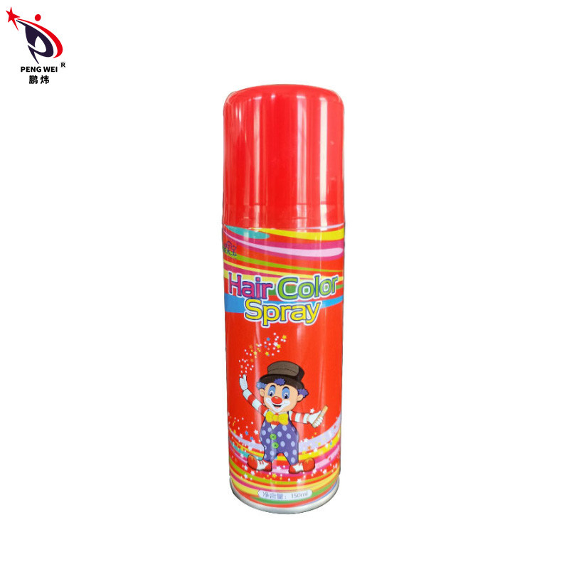 সেলুন সৌন্দর্যের জন্য 250ml কাস্টমাইজড ওয়াহসেবল অ-বিষাক্ত হেয়ার কালার স্প্রে