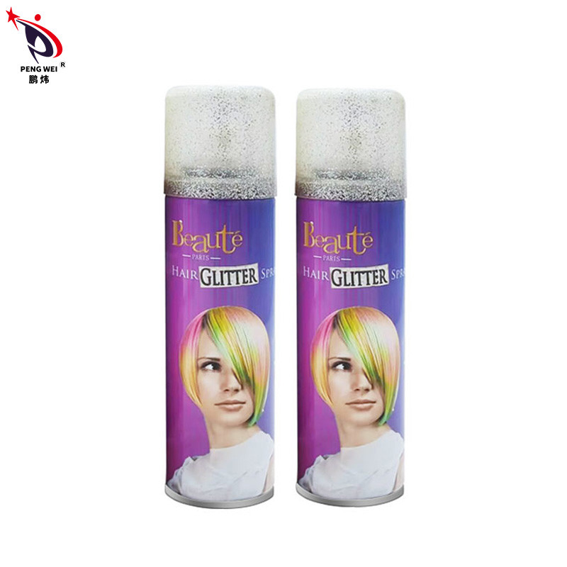 200ml হার্মলেস হেয়ার গ্লিটার স্প্রে গোল্ড কালার ননটক্সিক টেকসই